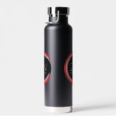 赤い禅のウォーターボトル ウォーターボトル (右面)