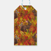 赤い秋のうさぎ ギフトタグ (裏面)