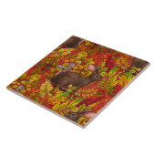 赤い秋のうさぎ タイル (側面)