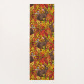 赤い秋のうさぎ ヨガマット (裏面)