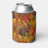赤い秋のうさぎ 缶クーラー (缶裏面)