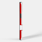 赤い秋のストライプモノグラム Case-Mate iPhoneケース (裏面 / 右)