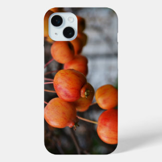 赤い秋のリンゴ iPhone 15 MINIケース