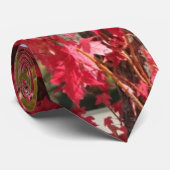 赤い秋の木のリス ネクタイ (ロール)