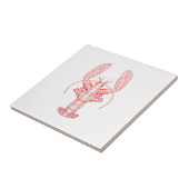 赤い種族のロブスター タイル (側面)