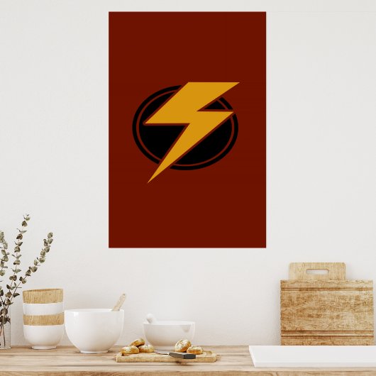 赤い稲妻 – ポスター (キッチン)