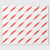 赤い稲妻 ラッピングペーパー (フラット)