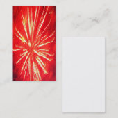 赤い稲妻 名刺 (正面/裏面)