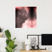 赤い空で戦う悪魔と竜 ポスター (ホームオフィス)