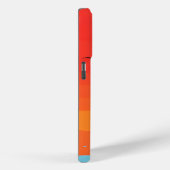 赤い空の下のヤシの島 Case-Mate iPhoneケース (裏面 / 右)