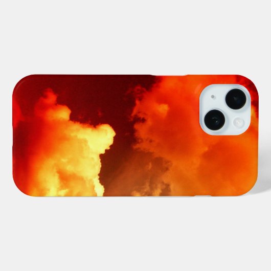 赤い空の雲 Case-Mate iPhoneケース (裏面 (横))