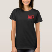 赤い空手 Tシャツ (正面)