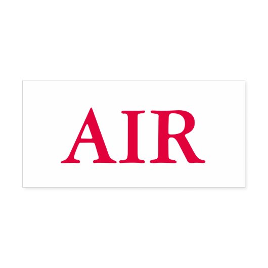 赤い空気 セルフインキングスタンプ (デザイン)