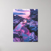 赤い空 キャンバスプリント (正面)