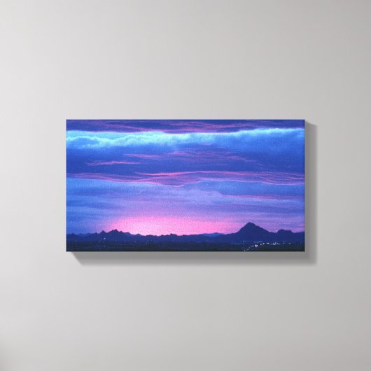 赤い空 キャンバスプリント (正面)