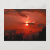 赤い空 ポストカード (正面)