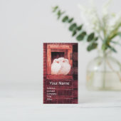 赤い窓の白い鳩 名刺 (スタンド正面)