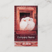 赤い窓の白い鳩 名刺 (裏面)