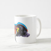 赤い竜巻が現れる コーヒーマグカップ (正面右)
