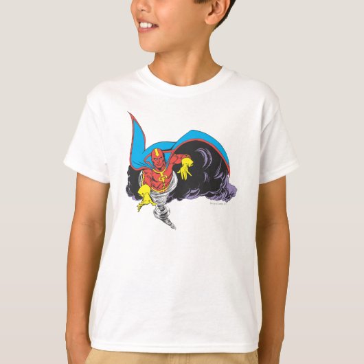 赤い竜巻が現れる Tシャツ (正面)