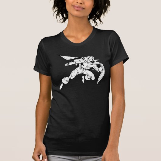赤い竜巻のアウトライン Tシャツ (正面)