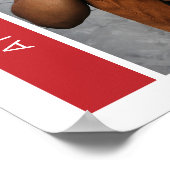 赤い箱と写真の卒業ポスター ポスター (角)