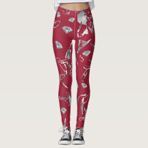 赤い粉々のガラスとダイヤモンド