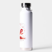 赤い糸で織った愛 ウォーターボトル (左面)