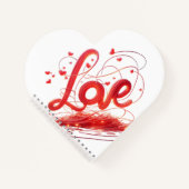 赤い糸で織った愛 ノートブック (正面)