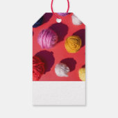 赤い糸手作りウール編み物クロシェ事業 ギフトタグ (裏面)