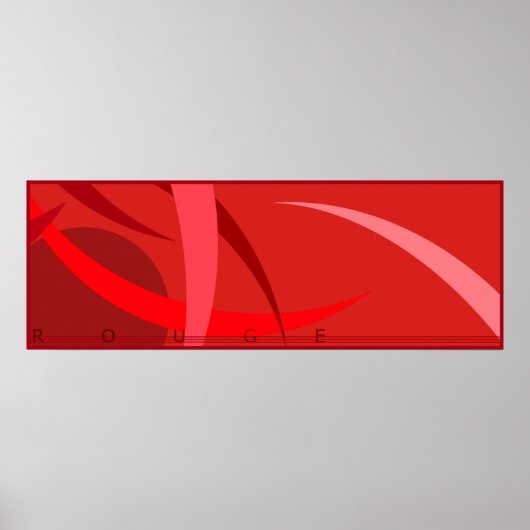 赤い紅色 ポスター (正面)