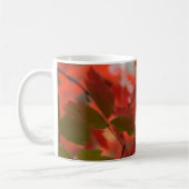 赤い紅葉のマグ コーヒーマグカップ (左)