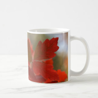 赤い紅葉のマグ コーヒーマグカップ
