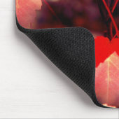 赤い紅葉自然 マウスパッド (コーナー)