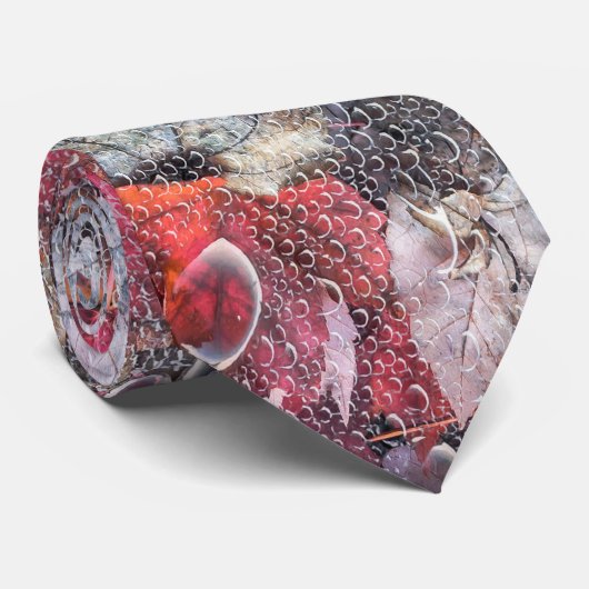 赤い紅葉 ネクタイ (ロール)