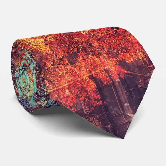 赤い紅葉 ネクタイ (ロール)