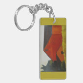 赤い納屋が付いているキーホルダー キーホルダー (正面左)