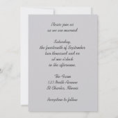 赤い納屋とサイロ・カントリー・ウェディング 招待状 (裏面)