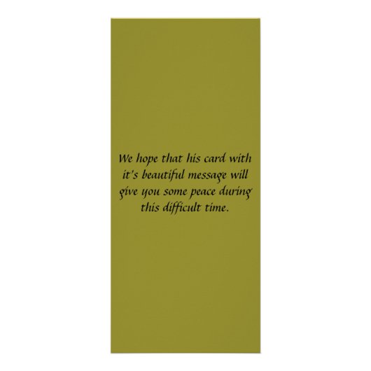 赤い納屋と木々の風光明媚な田舎道 ラックカード (裏面)