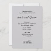 赤い納屋のカントリーエンゲージパーティー招待状 招待状 (裏面)