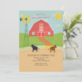 赤い納屋の招待状 招待状 (スタンド正面)