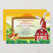 赤い納屋の招待状 招待状 (正面/裏面)