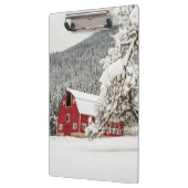 赤い納屋の新雪 クリップボード (左)