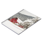 赤い納屋の新雪 ノートブック (左側)
