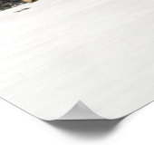 赤い納屋の新雪 ポスター (角)