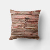 赤い納屋の木枕 クッション (裏面)