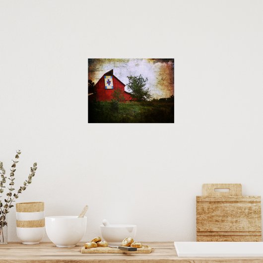 赤い納屋の納戸 ポスター (キッチン)