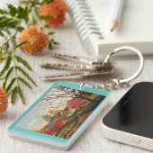 赤い納屋の集りのキーホルダー キーホルダー (正面右)