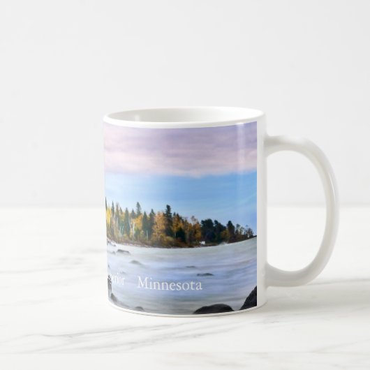 赤い納屋スペリオル湖のMNのマグ コーヒーマグカップ (右)