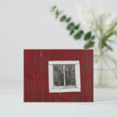 赤い納屋 ポストカード (スタンド正面)